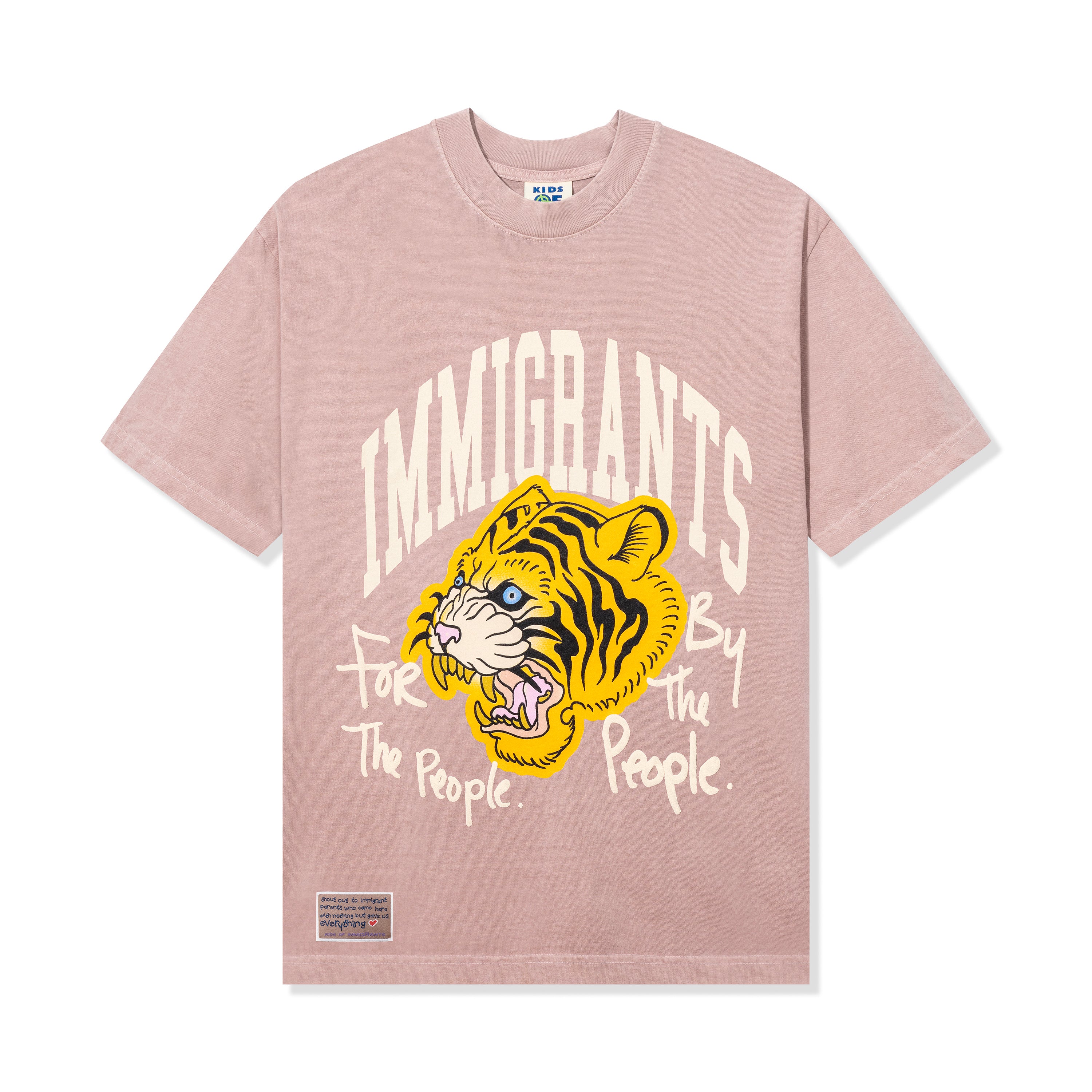 KIDS OF IMMIGRANTS TIGER TEE FRONT