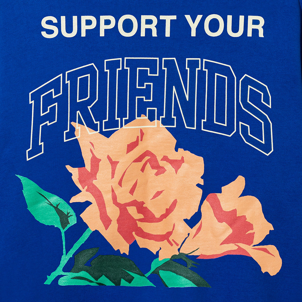 Kids Of Immigrants Support your Friends Floral Sweater close up print