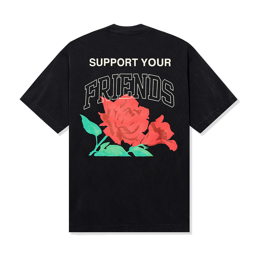 Support Your Friends print with flower