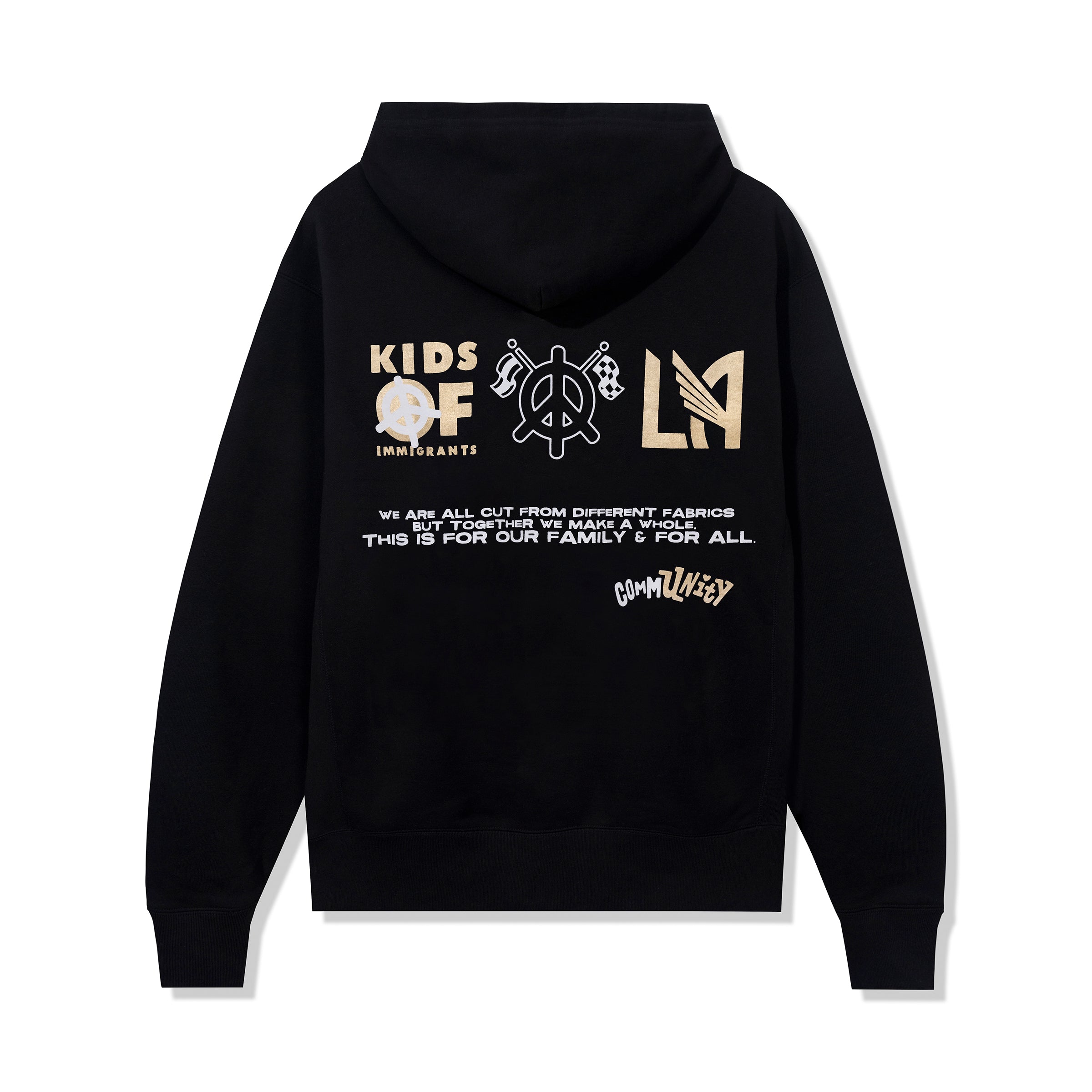 IMMIGRANTS FOR LAFC HOODIE - BLACK