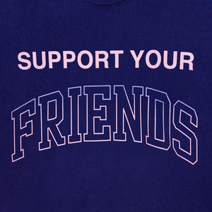 Support your friends print in pink ombre