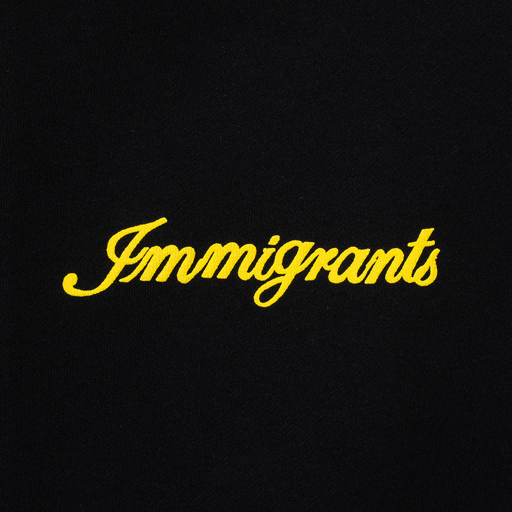 Immigrants script logo