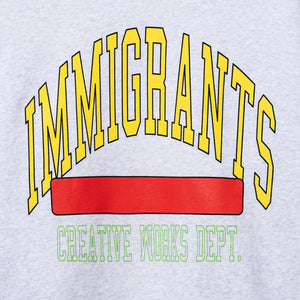 Immigrants creative works dept screenprint