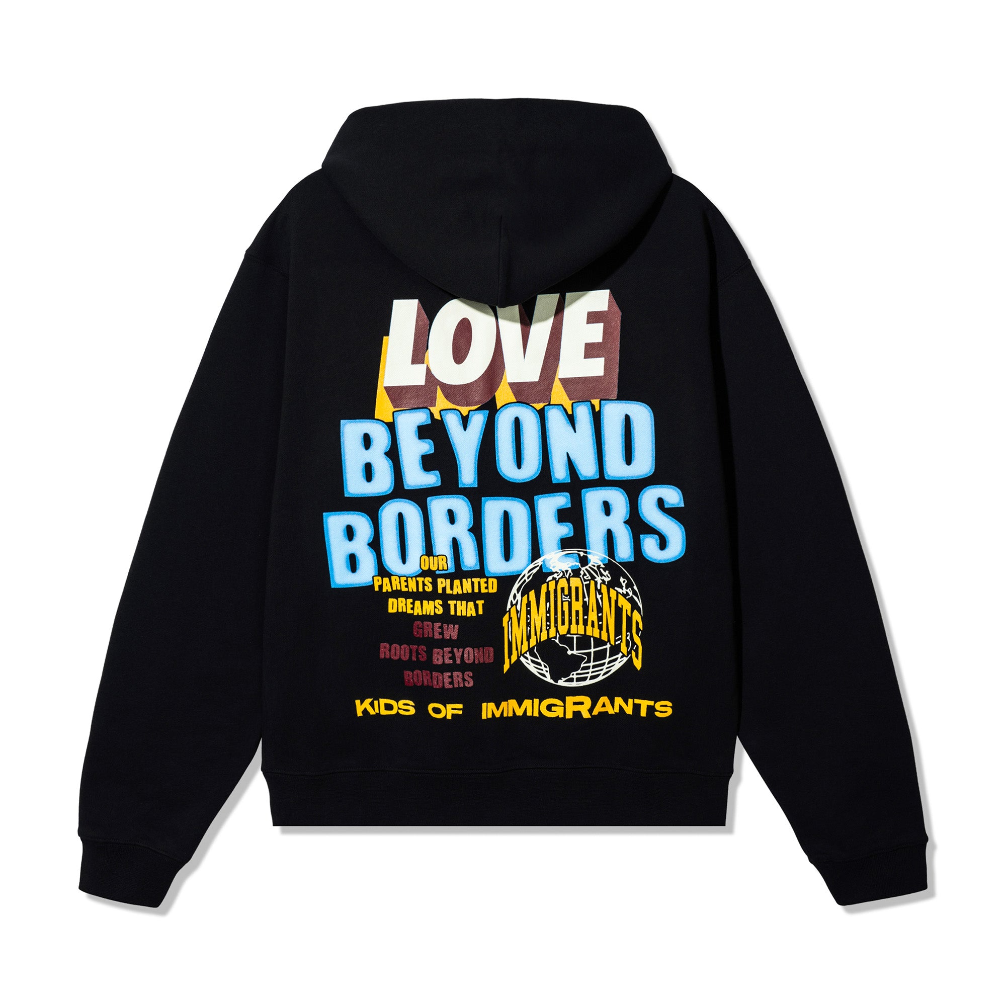 Love Beyond Borders x CHIRLA Zip Hoodie – KIDS OF IMMIGRANTS