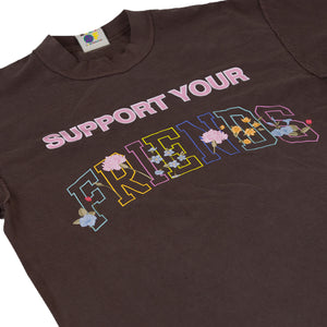 SUPPORT YOUR FRIENDS FLORAL TEE