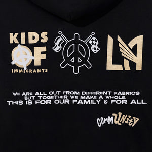 IMMIGRANTS FOR LAFC HOODIE - BLACK